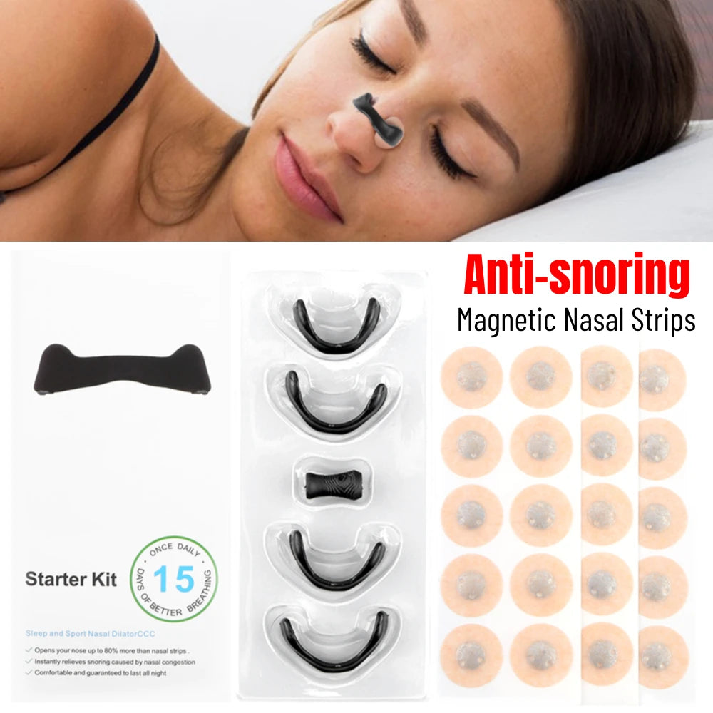 15 Pairs Magnetic Nasal Strips